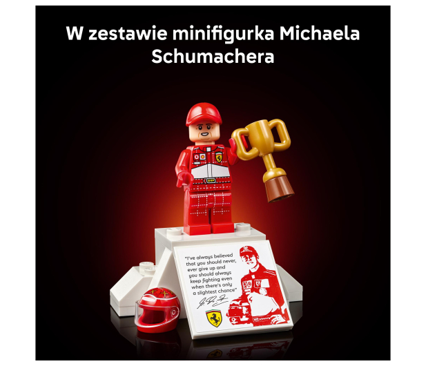 LEGO ICONS 11375 Ferrari F2004 i Michael Schumacher - 1489543 - zdjęcie 14